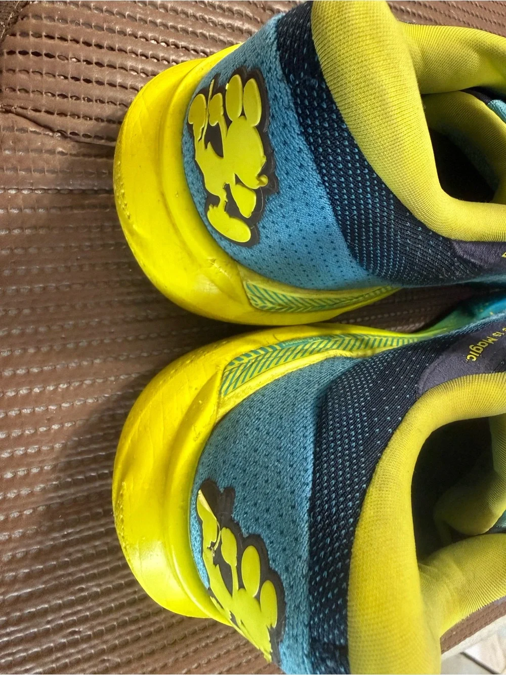 Brooks  Blue and Yellow RunDisney Inspired Sneakers